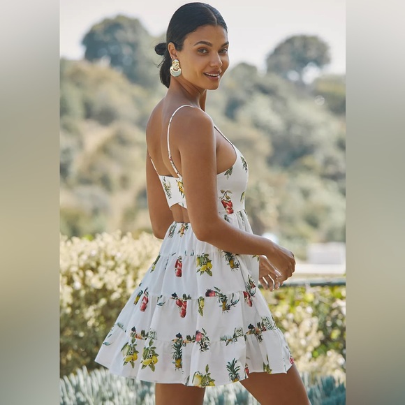 Anthropologie Dresses & Skirts - Anthropologie X Mahila Fruit Print Mini Dress